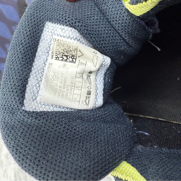 MERRELL Women's Siren 3 Ventilator Trail Hiking Shoes Purple-Blue/Lime Size 8 - Picture 12 of 14